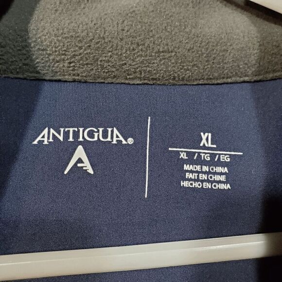 Boston Red Sox Jacket Mens XL Blue Fleece Antigua MLB Baseball Sports Full Zip - Picture 3 of 11